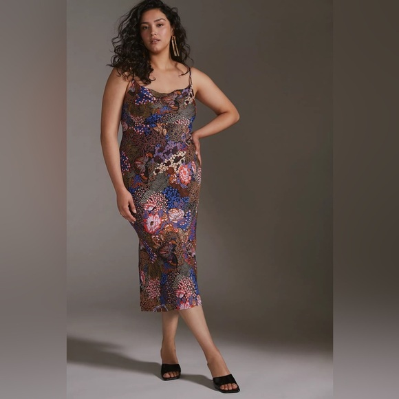 Anthropologie Elyse Slip Dress size SMALL - Picture 1 of 13